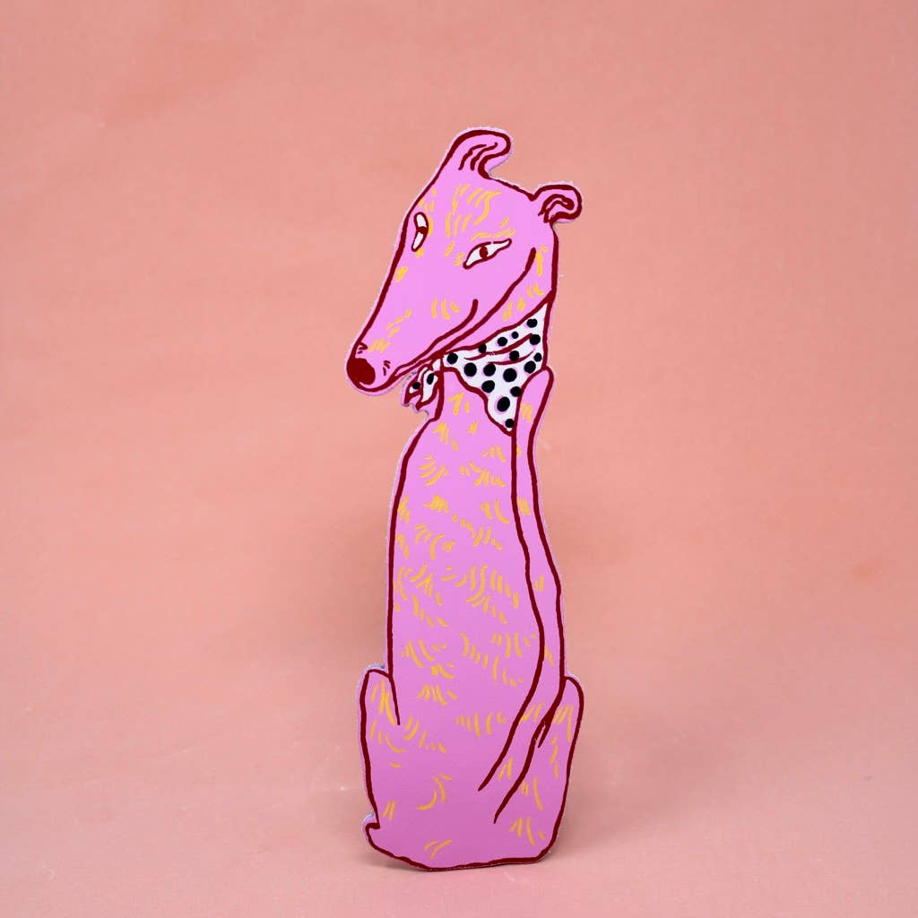 Dog Tails Bookmark: Orange