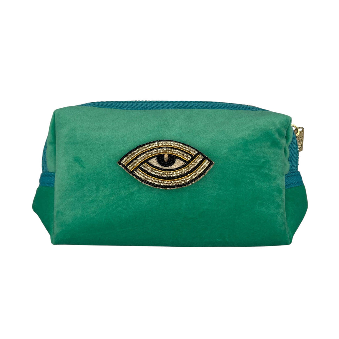 Marine small makeup bag with detachable brooch : Lobster