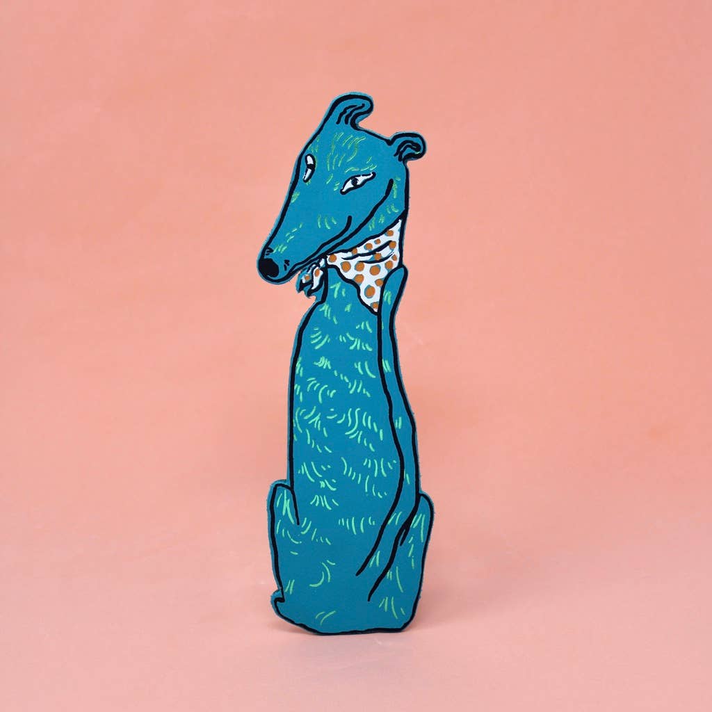 Dog Tails Bookmark: Orange
