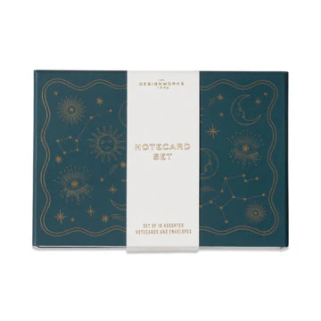 Celestial Notecards - Set of 16 Assorted (FSC Mix Credit)