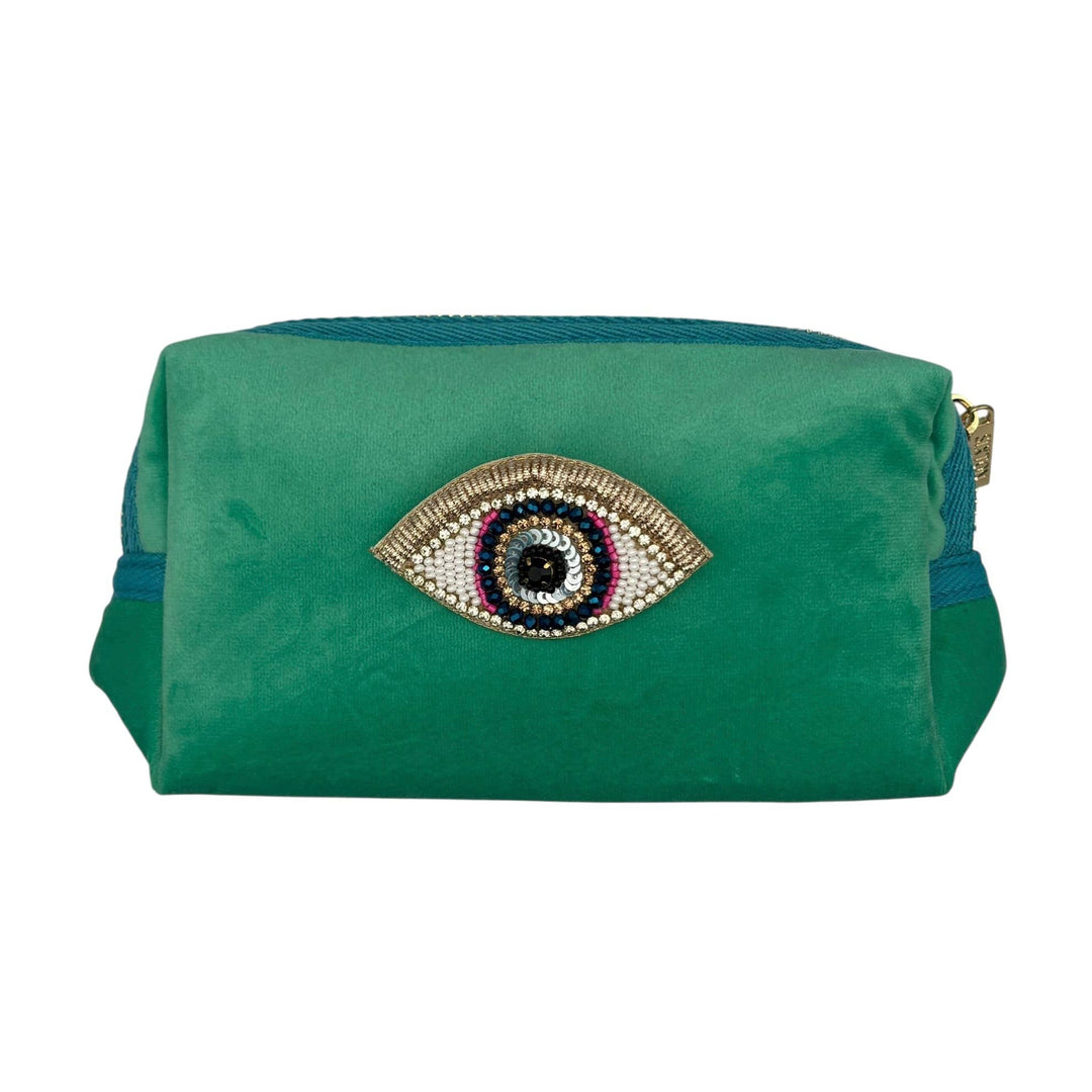 Marine small makeup bag with detachable brooch : Lobster