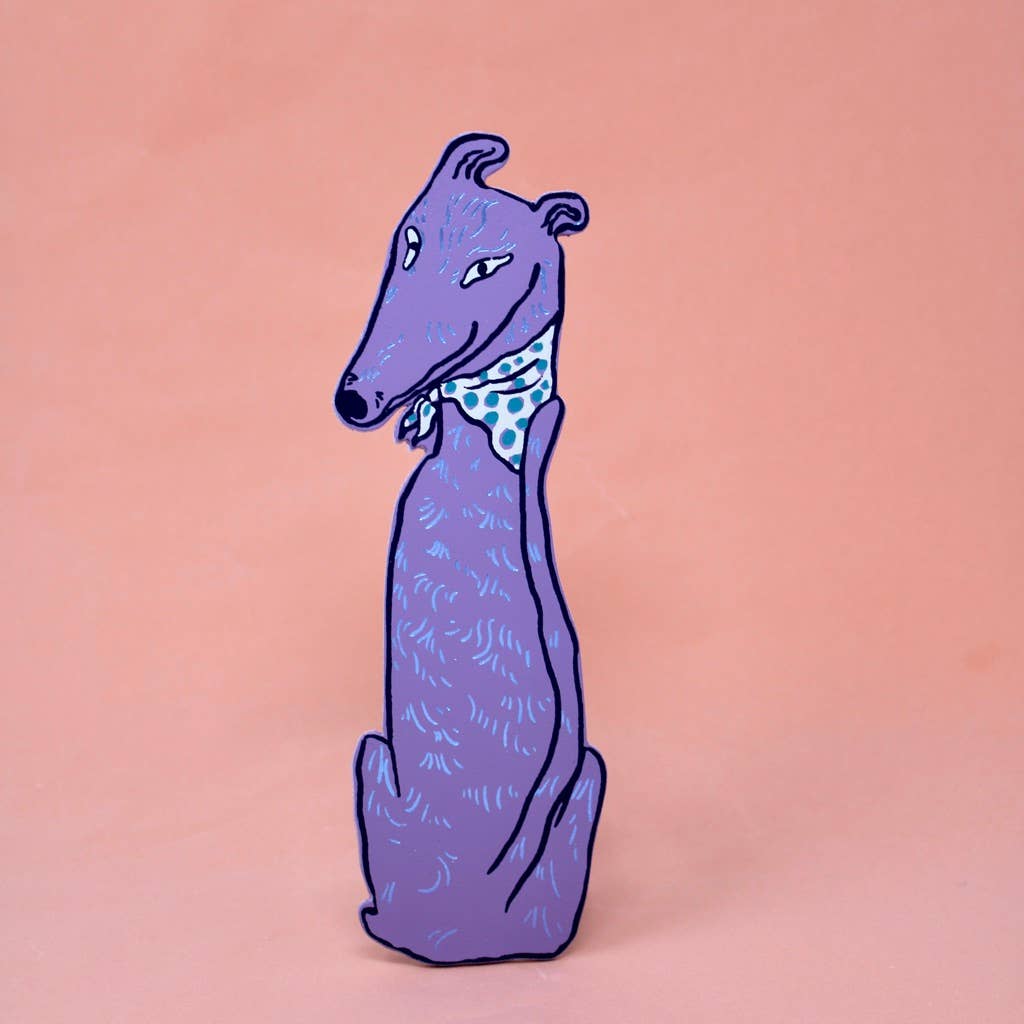 Dog Tails Bookmark: Orange