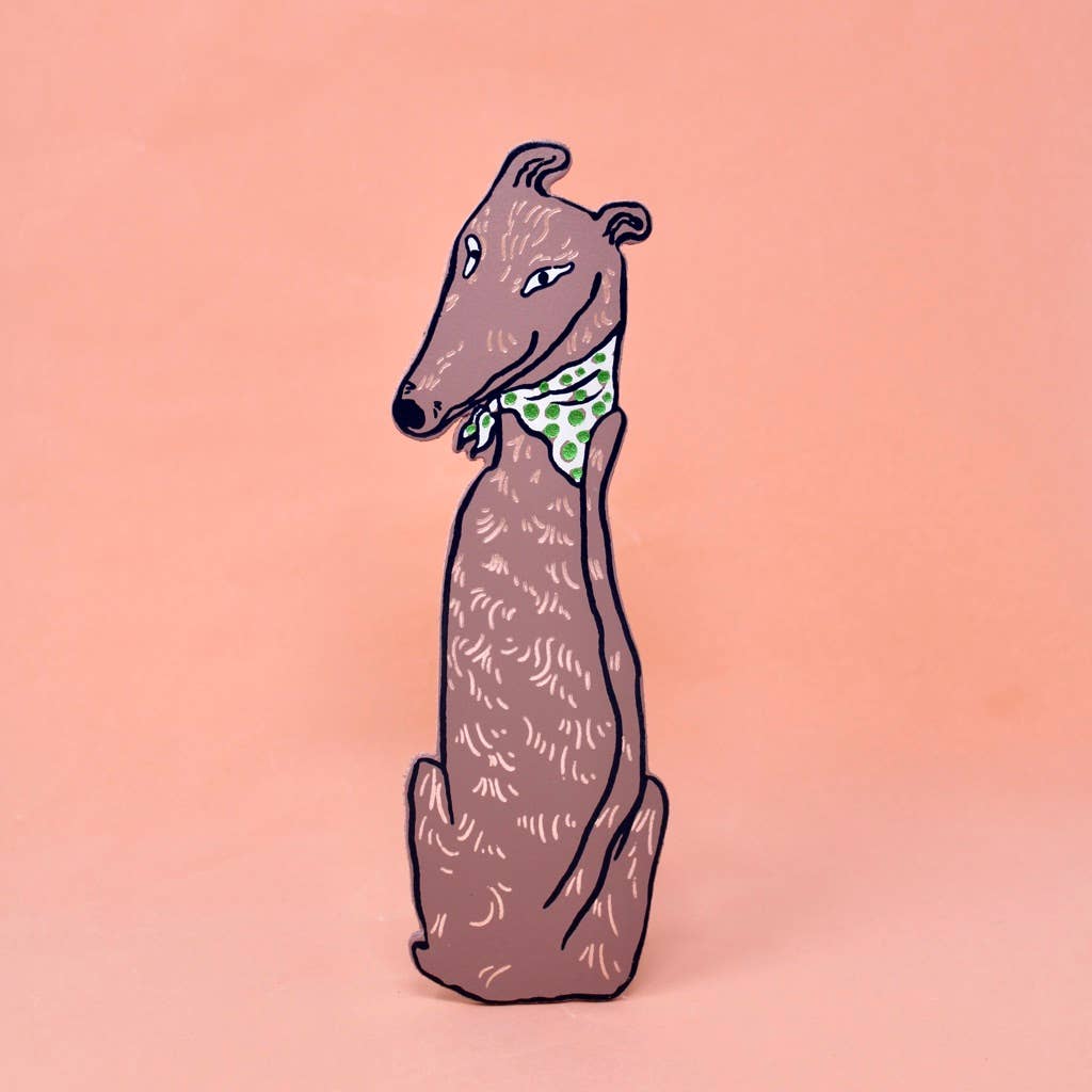 Dog Tails Bookmark: Orange