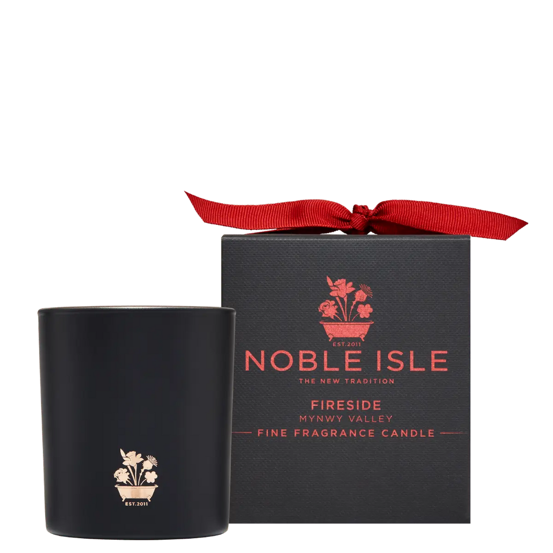 FIRESIDE, LUXURY SCENTED CANDLE SINGLE-WICK, MADE IN THE UK
