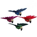 Glittered Toucan Clip, 4as,  (LxWxD) 8x14x13cm