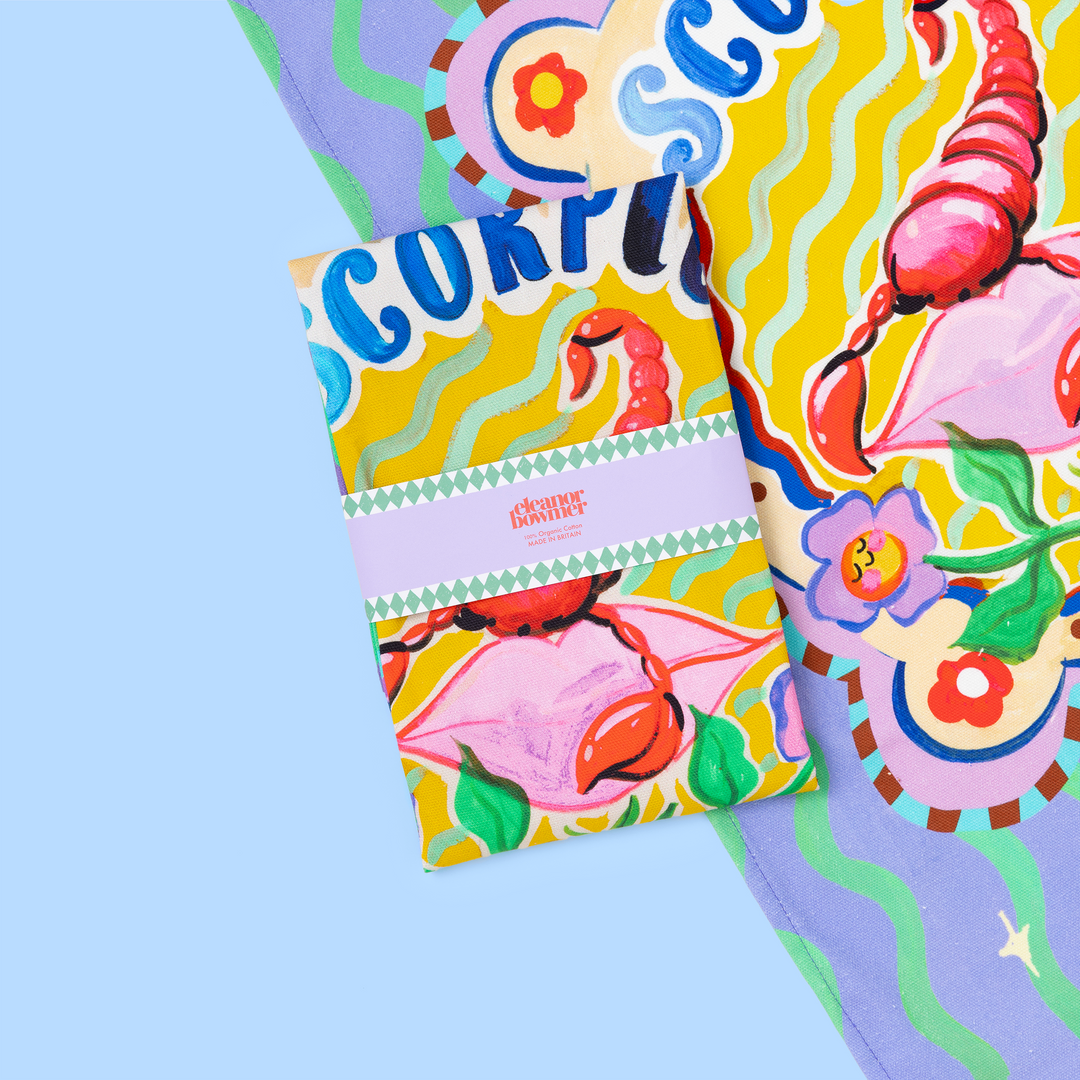 Scorpio Zodiac Tea Towel