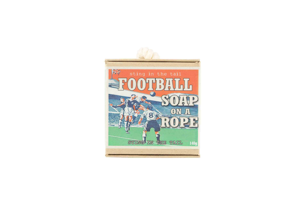 Football Soap on a Rope