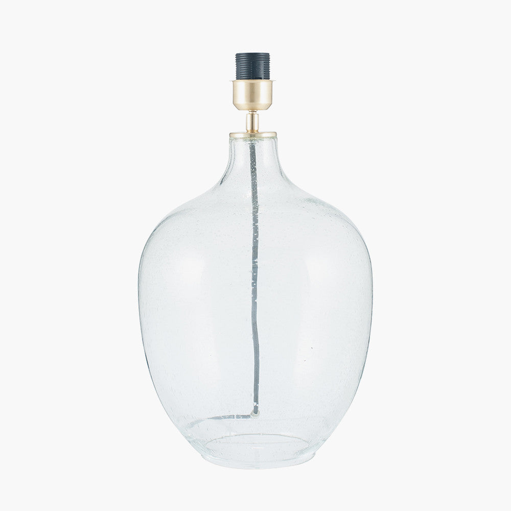 Islay Clear Bubble Glass Table Lamp