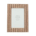 Resin Photo Frame (4x6) 20cm - Rustic Leaves