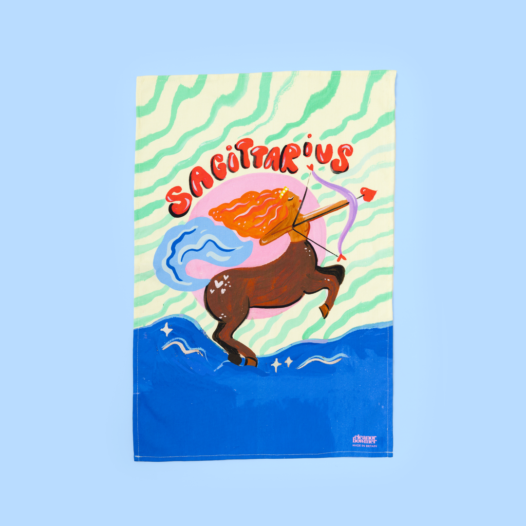 Sagittarius Zodiac Tea Towel