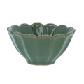 Stoneware Mini Bowl 9.1cm - Green Fluted