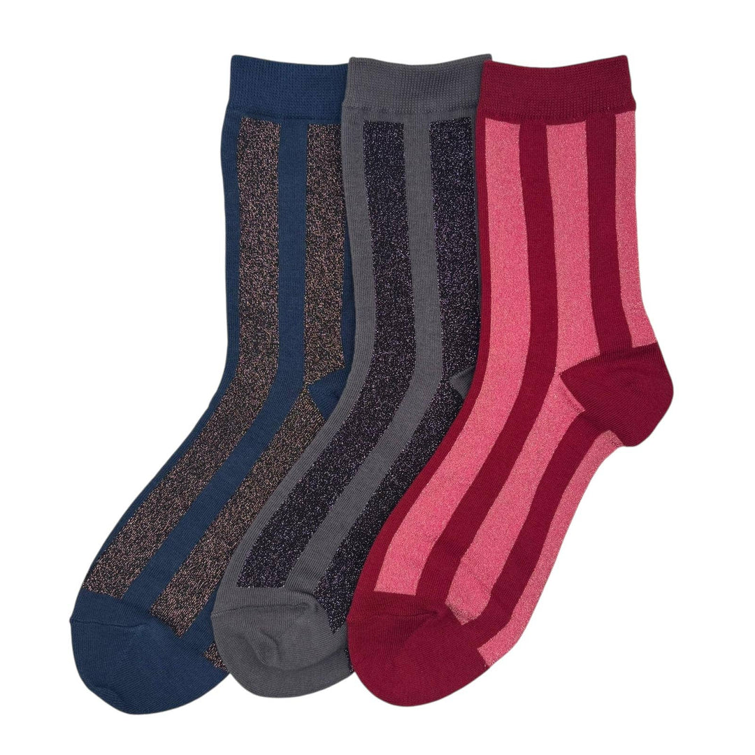 Berlin single socks (Blue, Purple, Red): Purple