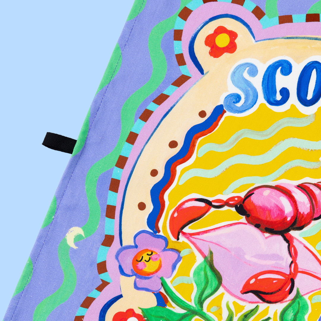 Scorpio Zodiac Tea Towel