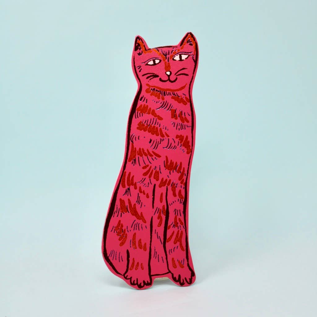Cat Tails Bookmark: Pale Pink