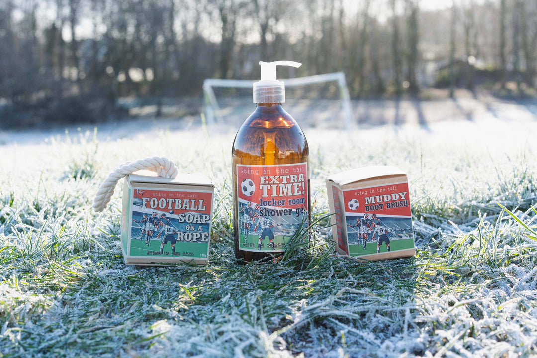 Football Soap on a Rope