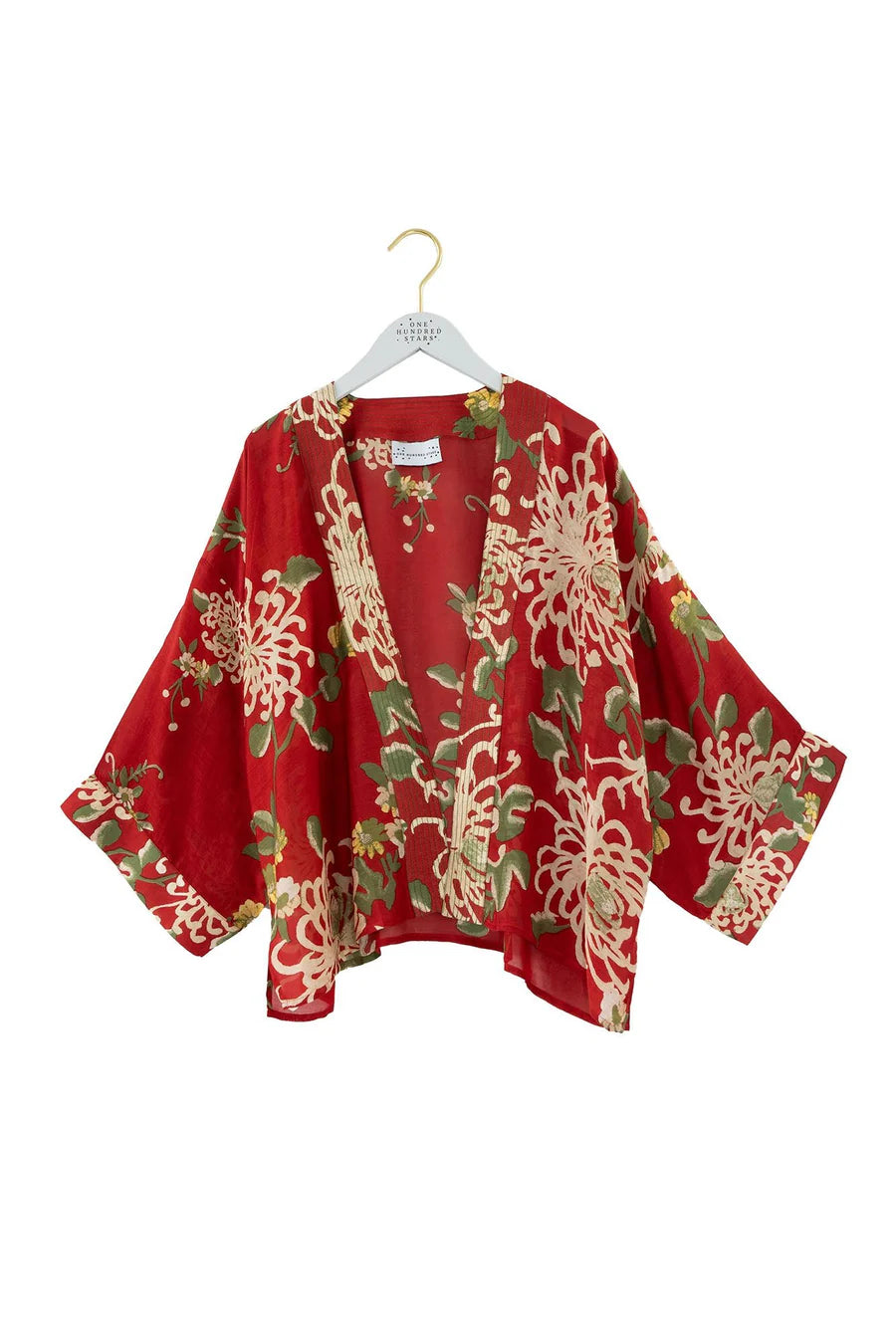 Chrysanthemum Red Kimono