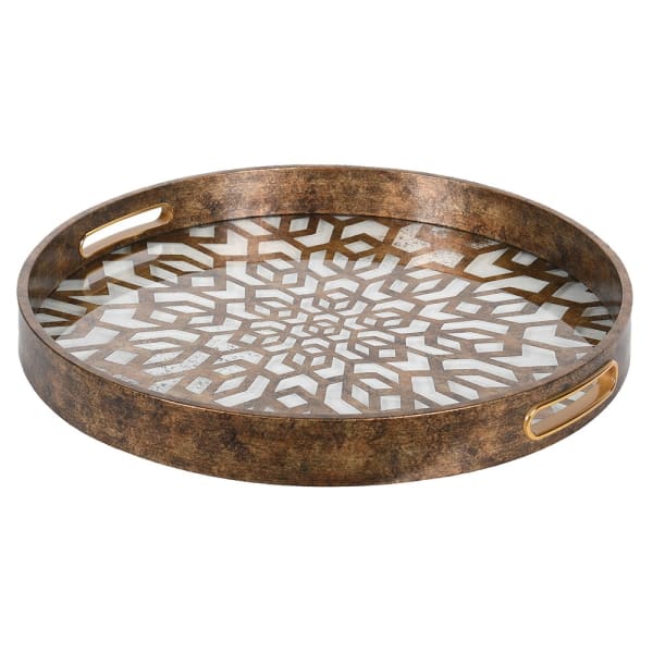 ANT GOLD MOSAIC TRAY