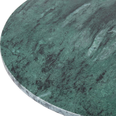 Round Green Marble Top Pyramid Table