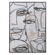 Faces Line Wall Art