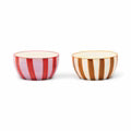 The Bella Dipping Bowls - Set of 2 Ochre & Rust