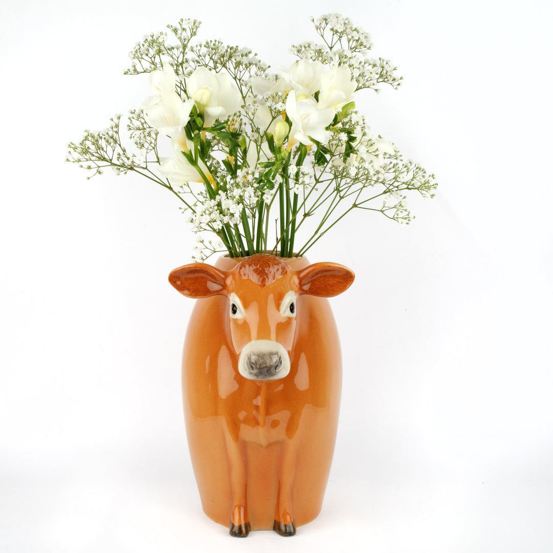 Jersey Cow Flower Vase