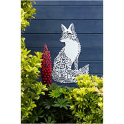 Floral Fox Plaque
