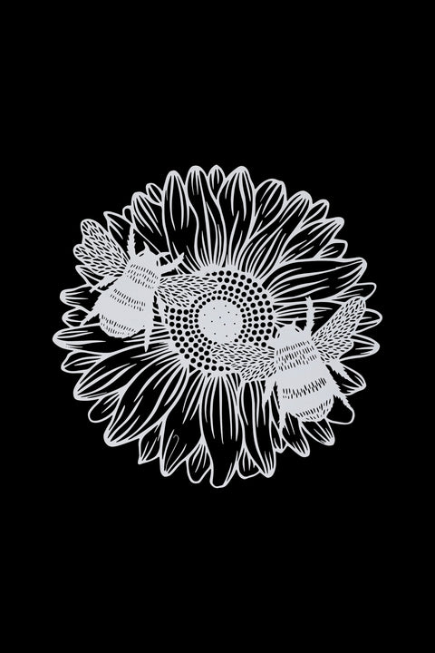 Sunflower Bees Plaque