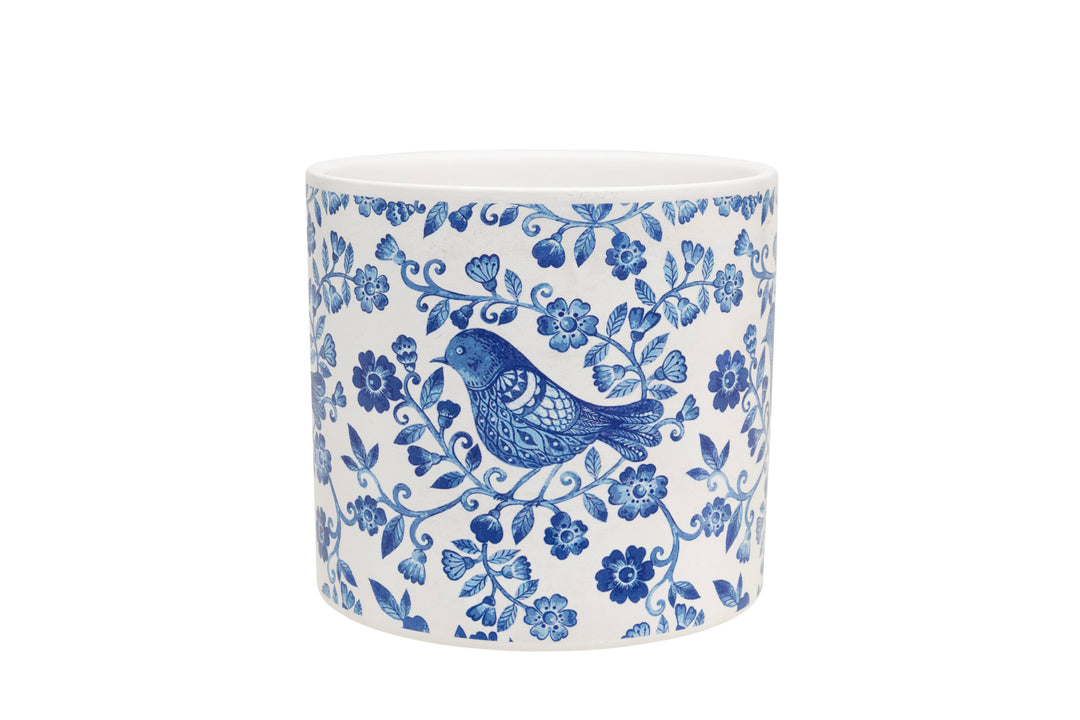 Botanical Pot Blue Bird