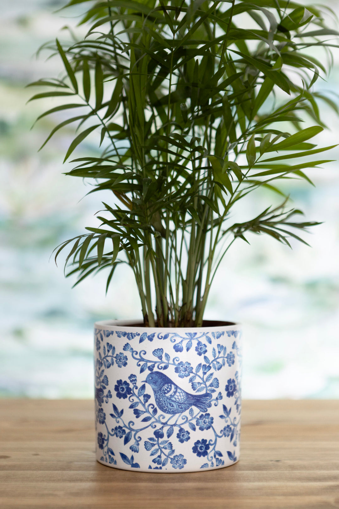 Botanical Pot Blue Bird