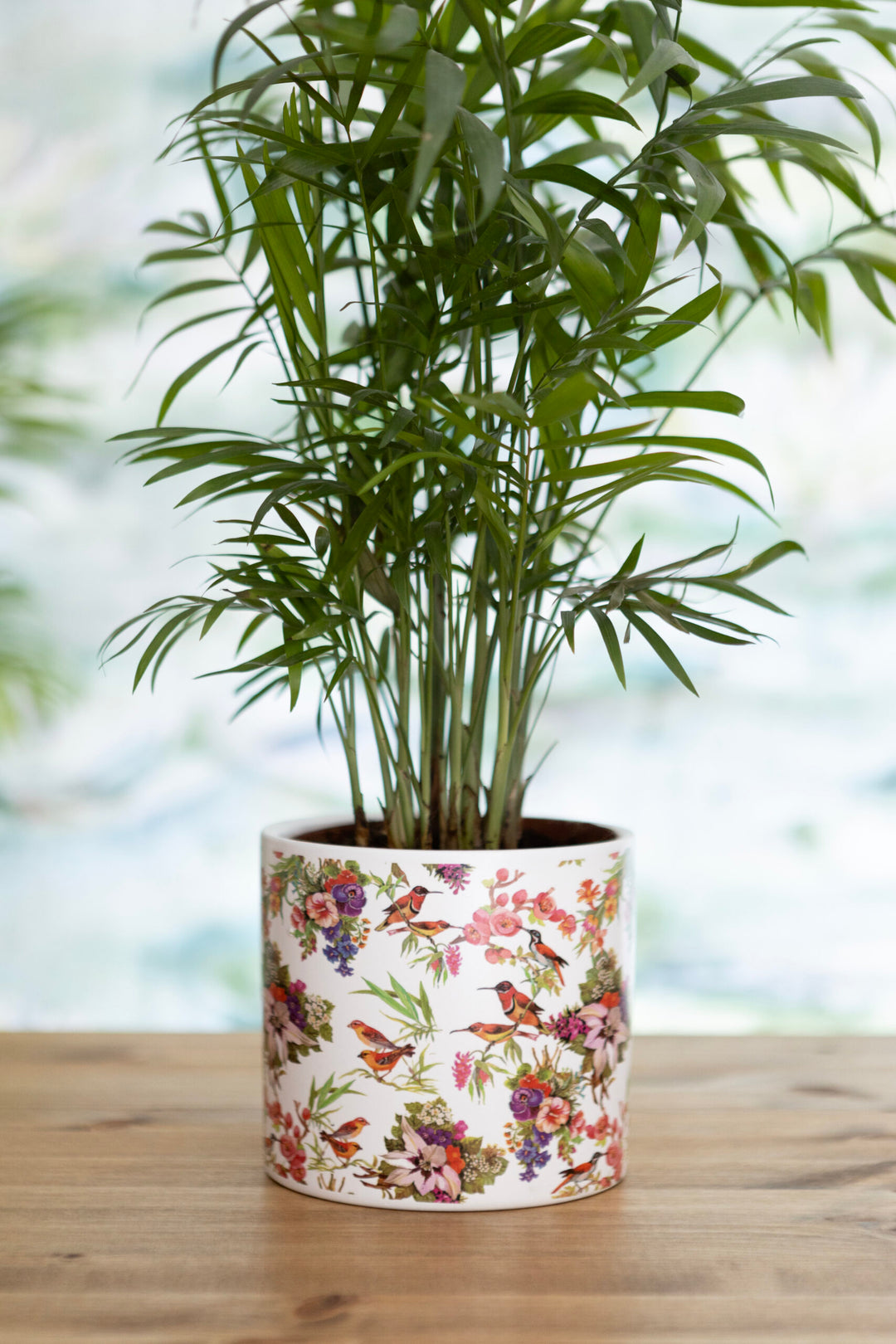 Botanical Pot Floral Bird