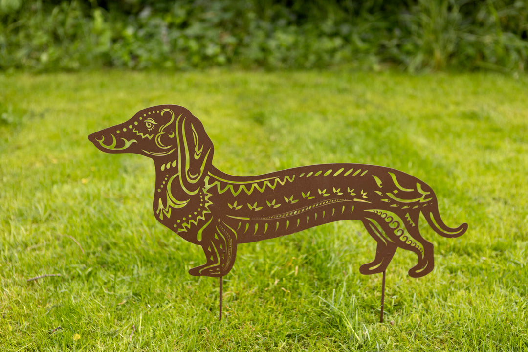 Dachshund on Stake