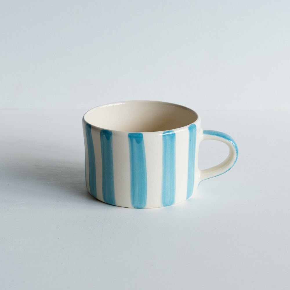 Musango Mug Candy Stripe Turquoise