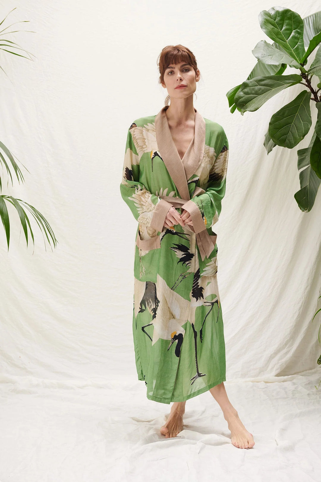 Stork Pea Green Gown