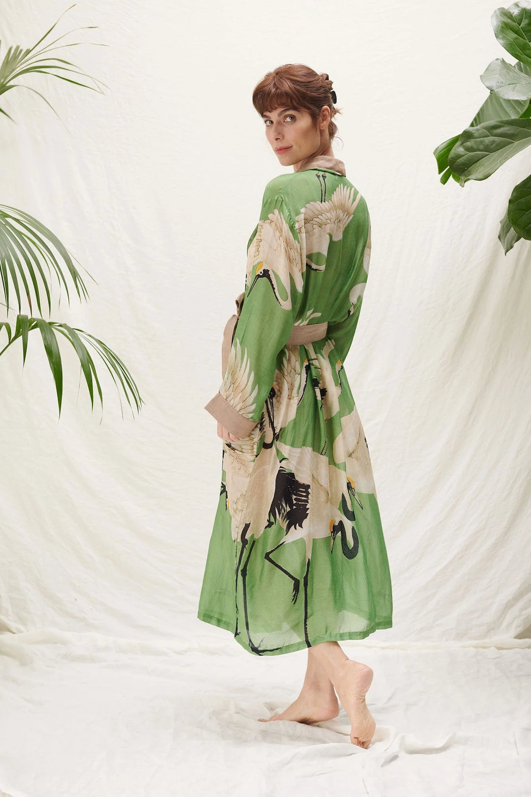 Stork Pea Green Gown