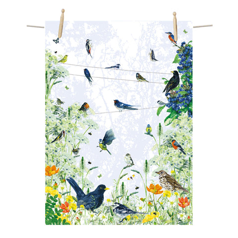 British Birds Tea Towel