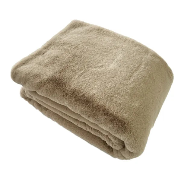 Malini Barnes Beige Throw