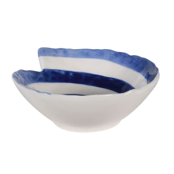 BLUE & WHITE SWIRL BOWL