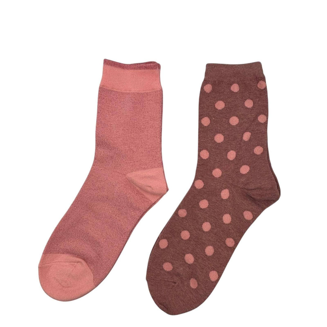 Pink Porto & Tokyo sock box duo with Sunray Eye brooch