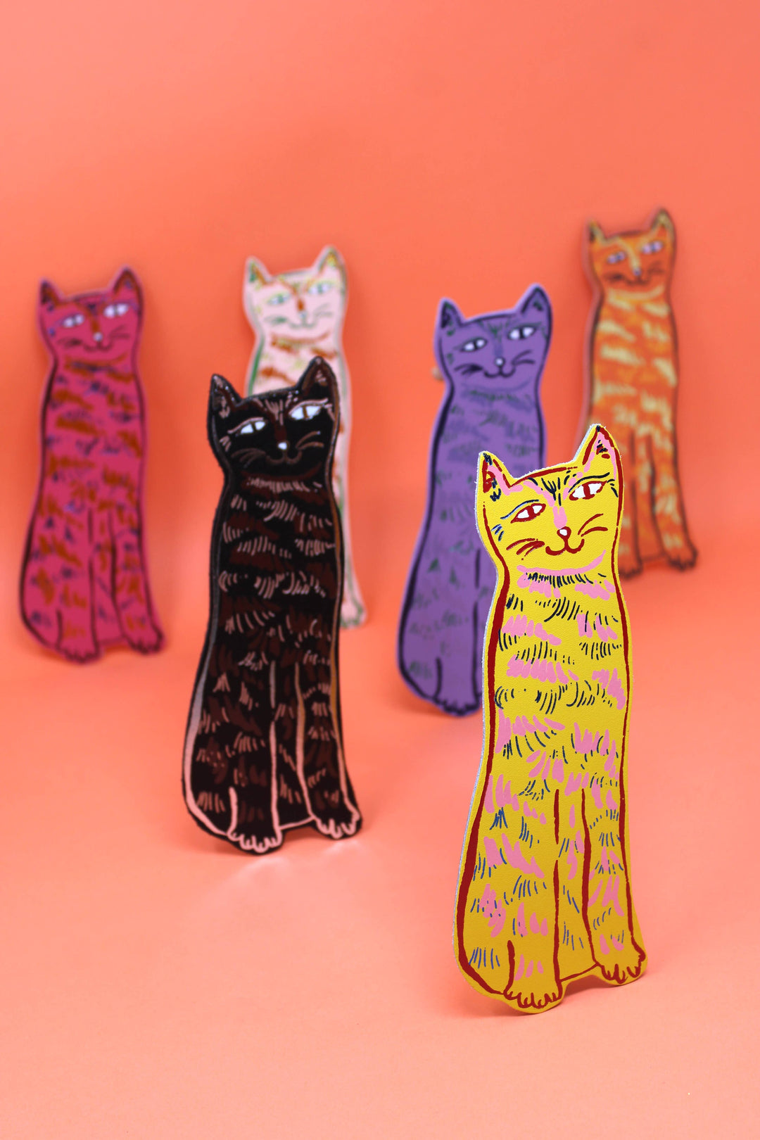 Cat Tails Bookmark: Pale Pink
