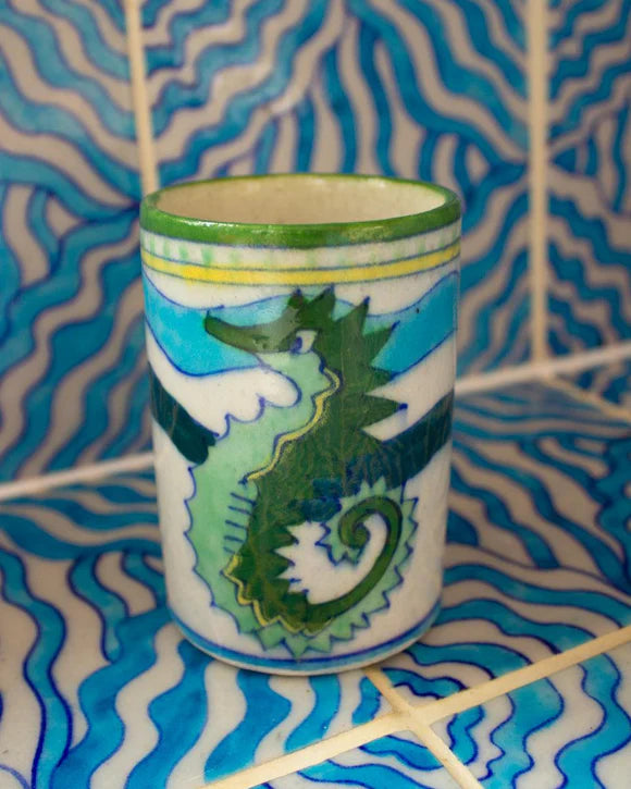 Jaipur Pot-Seahorse