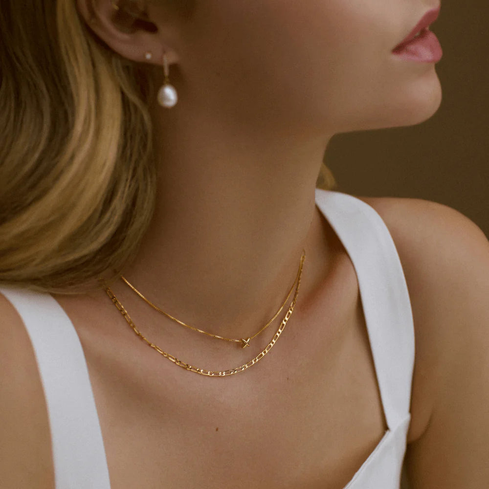 Figaro Chain Necklace 16"