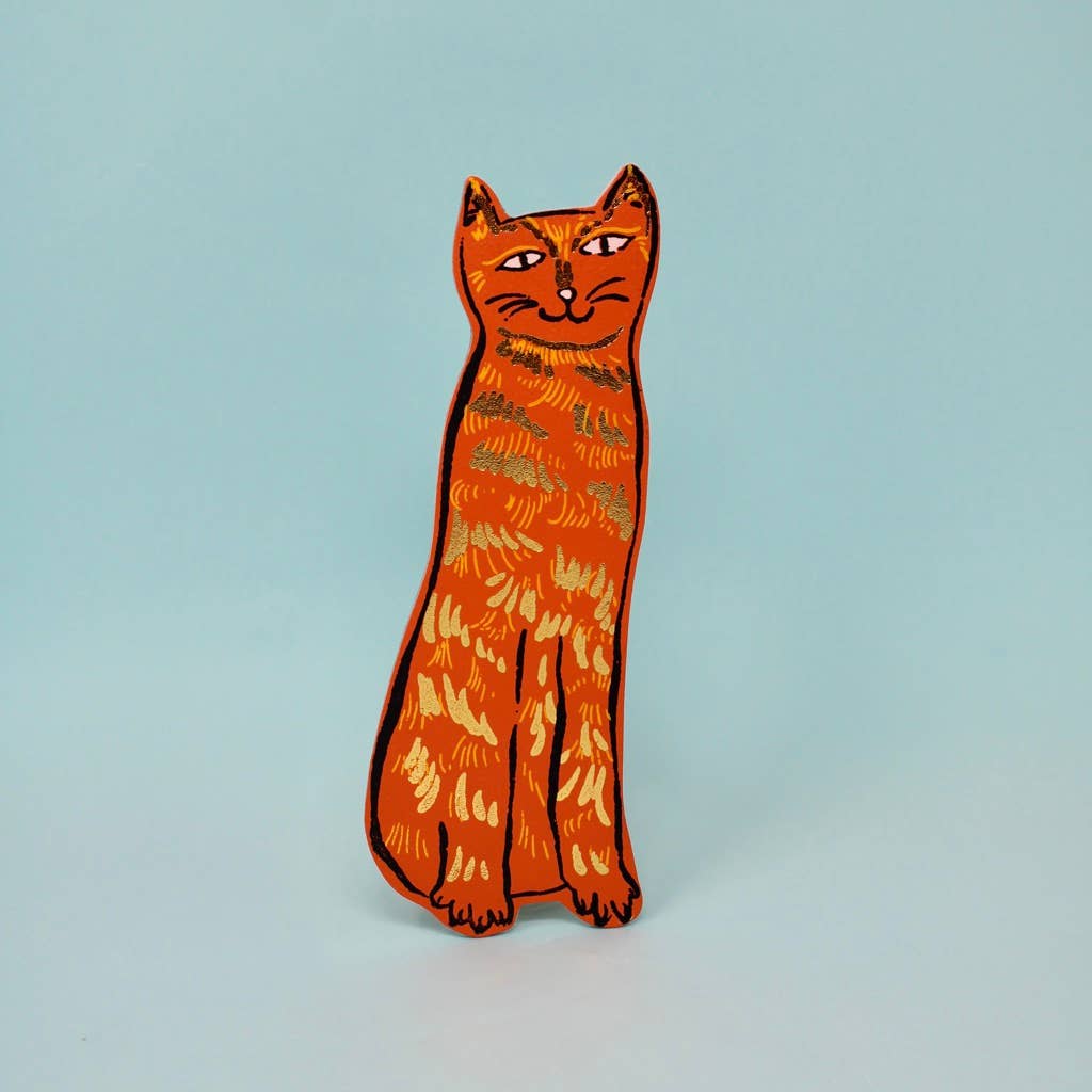 Cat Tails Bookmark: Pale Pink