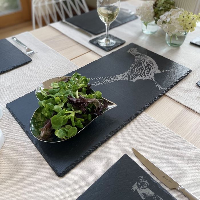 Slate Table Runner - Pheasant