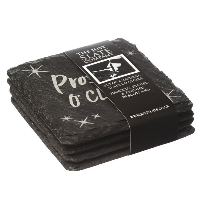 Prosecco Slate Coasters (Set of 4)