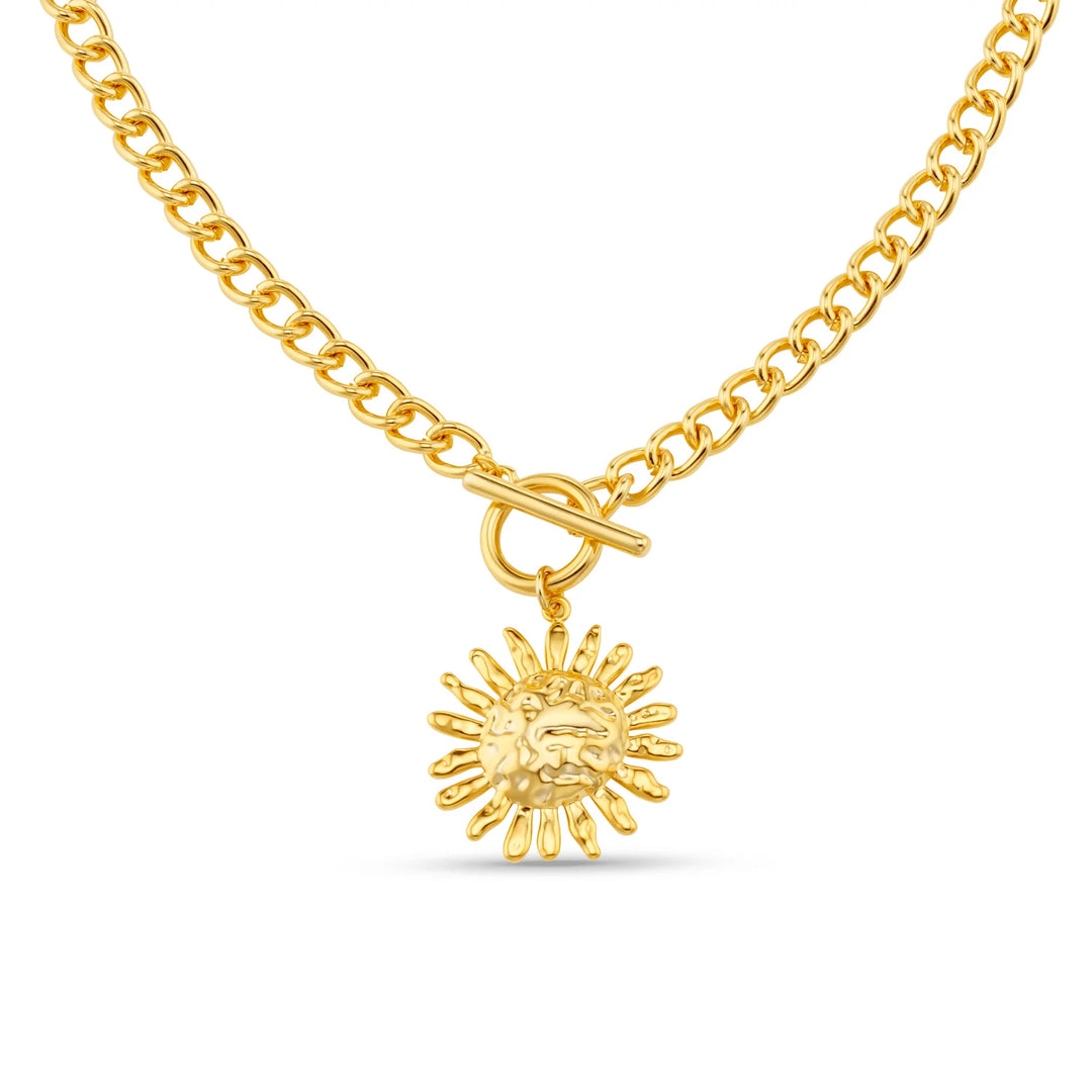 Molten Sun & T-Bar Necklace