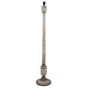 Captiva Grey & White Wash Mango Wood Floor Lamp