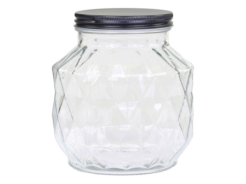 Storage Jar with diamond cut