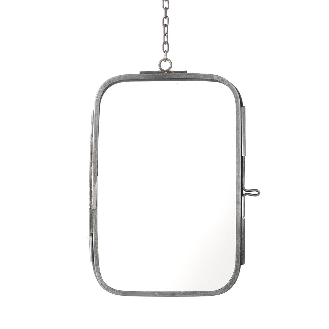 Hanging Curved Edge Frame Grey 160X110Mm Glass