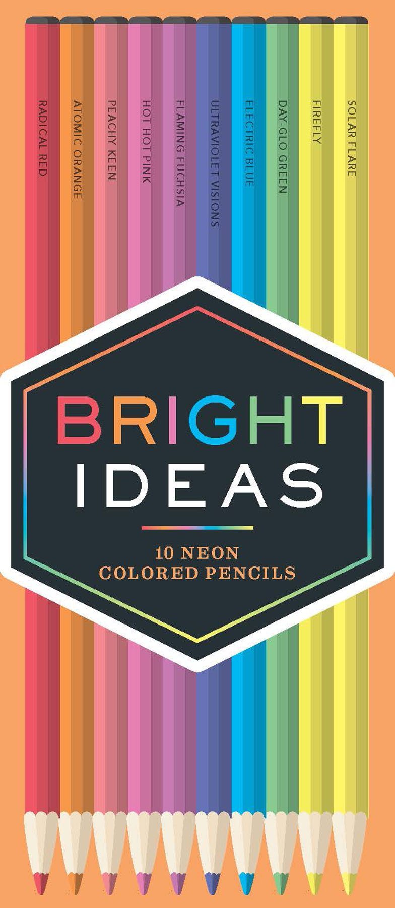 Bright Ideas Neon Colored Pencils: 10 Colored Pencils