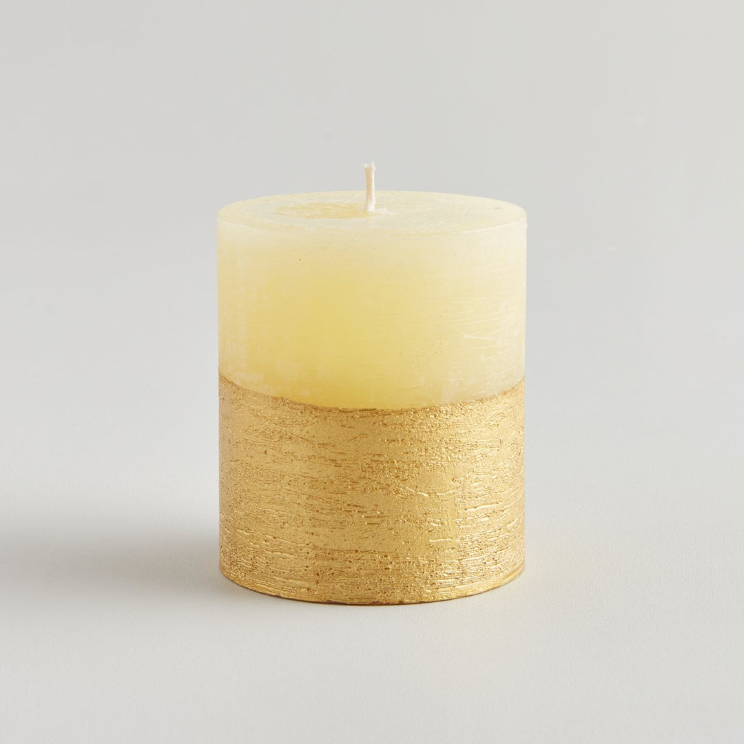Ivory Inspiritus Gold Dipped Pillar